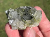 Image 14 of Epidote On Quartz Crystal Specimen #1953