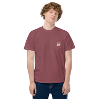 Image 8 of “Climax Premium Quality Knotless Leader” Unisex pocket t-shirt