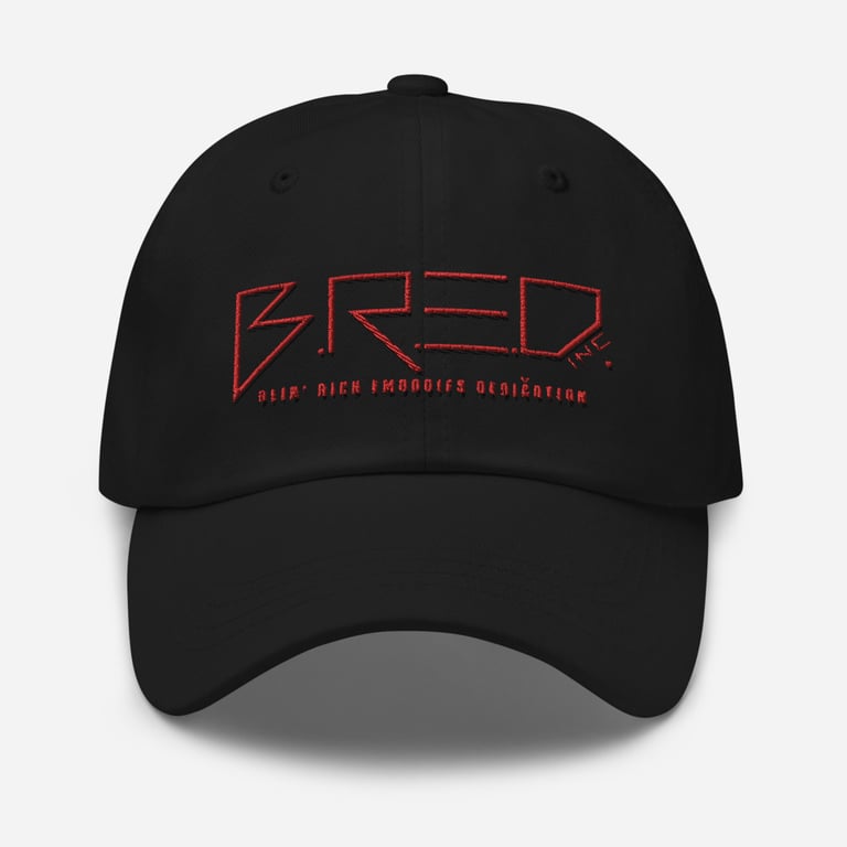 BRED LOGO Dad hat Image 2