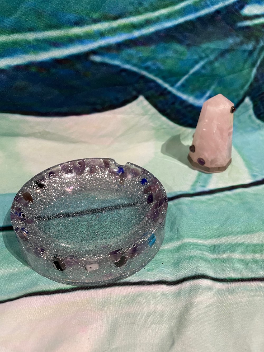 Image of Amethyst And Evil Eye Ashtray