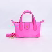 Hot Pink Pouchette Crossbody