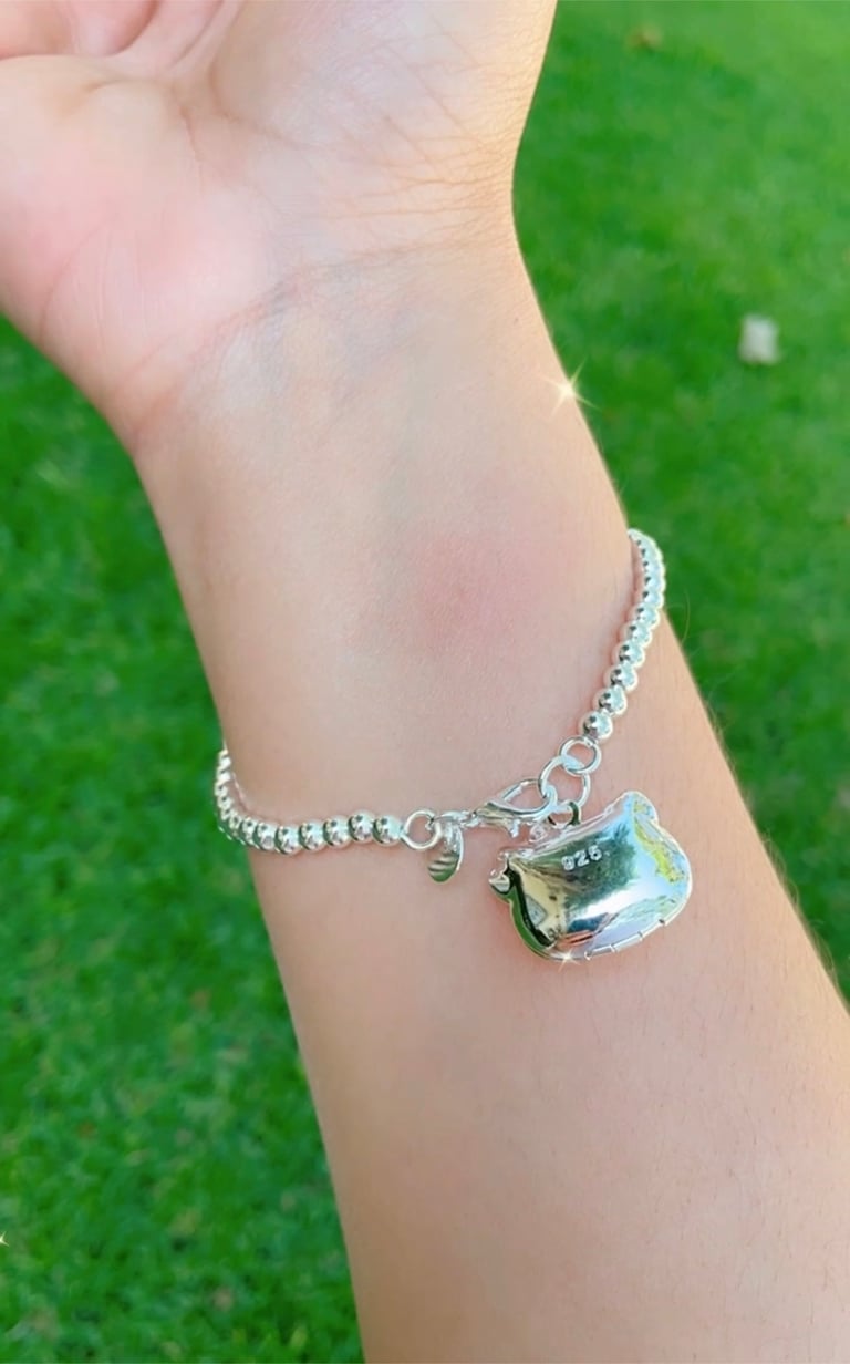 Kitty 925 Sterling Silver Bracelet Image 3