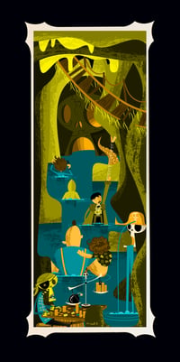 “Rich Stuff” by McBiff 10x20 deluxe matted print 
