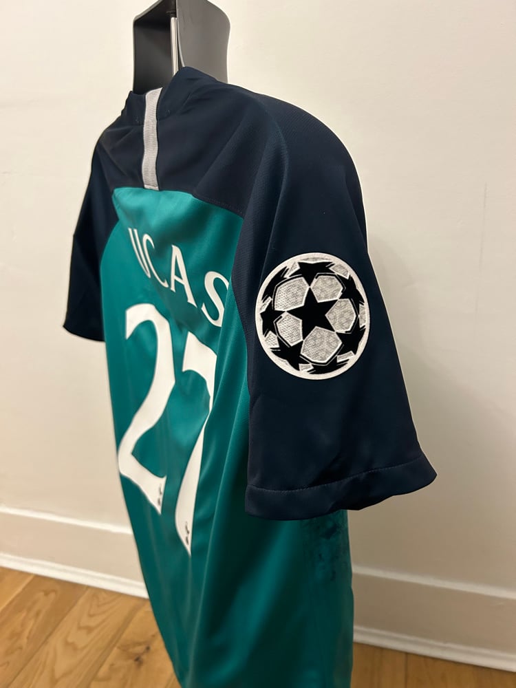 Image of Tottenham Hotspur “LUCAS 27” 2018/19 Third Shirt + patches (M)