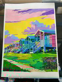 Beach Huts on the Leas