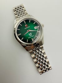 Image 2 of Rado Golden Horse Auto Men’s Watch Green Dial Date Steel Bracelet Swiss Made