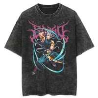 Image 1 of Demon Slayer Inusuke vintage washed oversized t-shirt