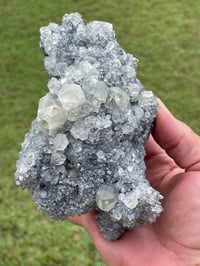 Image 19 of Quartz With UV Calcite & Green Fluorite Specimen #1842