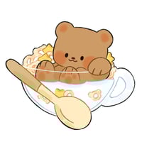 Image 1 of Acrylic Magnet Cereal Bear