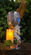 👑The Armored Kingdom Enchanted Unicorn Goblet🦄