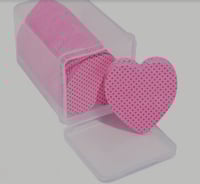 Heart Lint Free wipes 