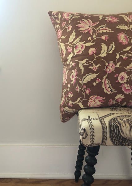 Image of mathilde vintage french floral pillow