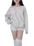 Julia Off Shoulder Sweatshirt Image 3