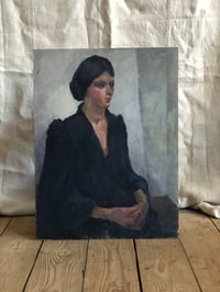 Image 1 of Portrait of a woman in black