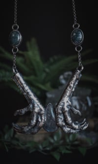 Image 4 of Real bird feet with sunstone-moonstone