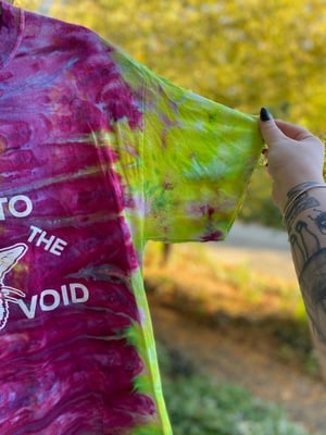 Image of LARGE  Scream Into The Void Tie Dye Shirt