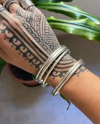 Image 2 of Slim Silver Bracelets 