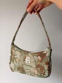 Image 5 of Floral jacquard shoulder bag
