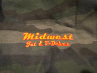 Image 3 of Camo monster logo hoodie