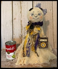 Image 3 of GRACEY the Ghost folk art creation Halloween 