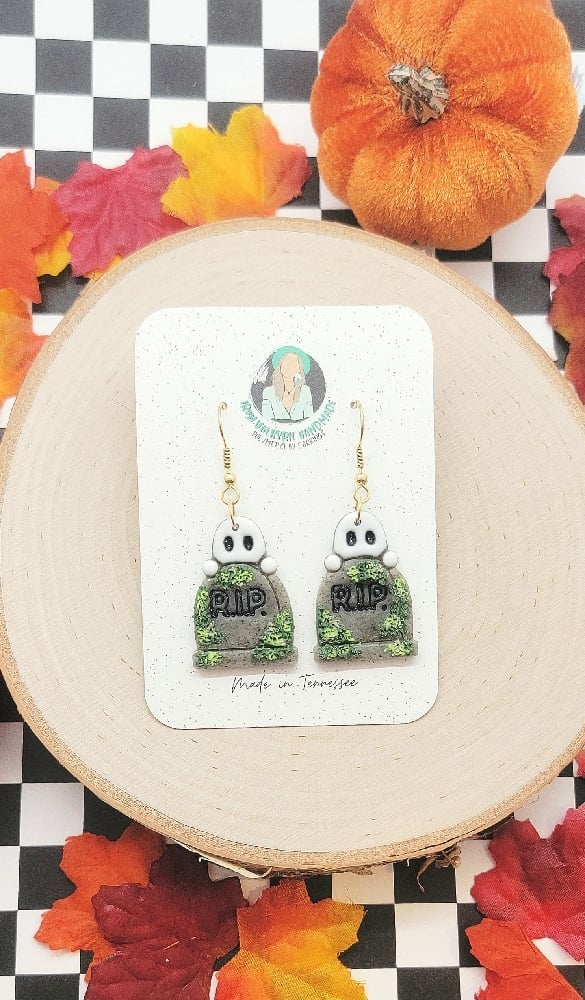 Image of Graveyard Ghost Earrings