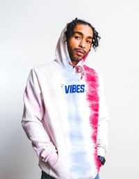 Image 1 of Vibes Tie Dye Hoodie