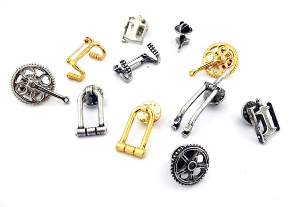 Image of Designer Bicycle Part Pins