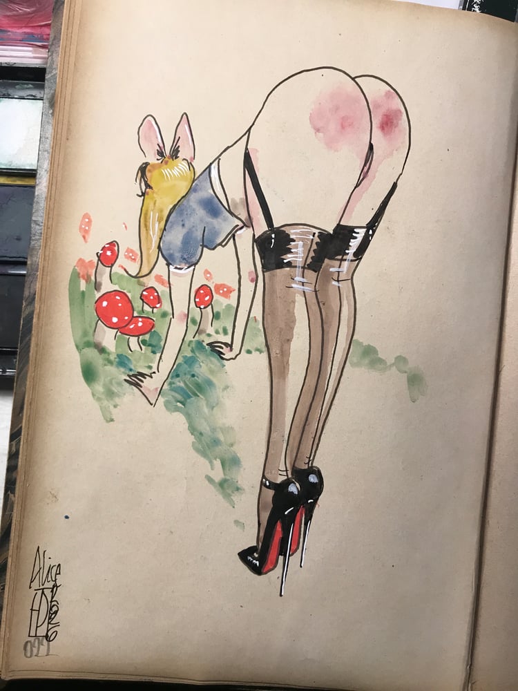 Image of Alice sketch 022