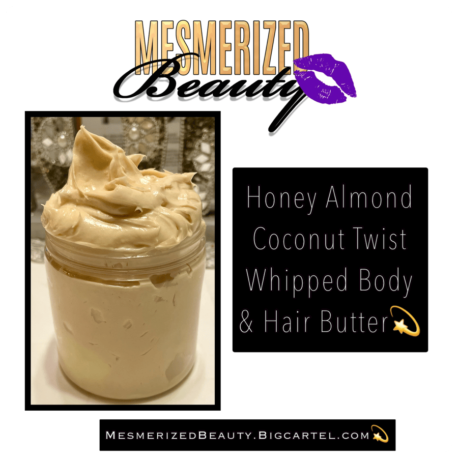 Image of Honey Almond Coconut Twist Whipped Body & Hair Butter 