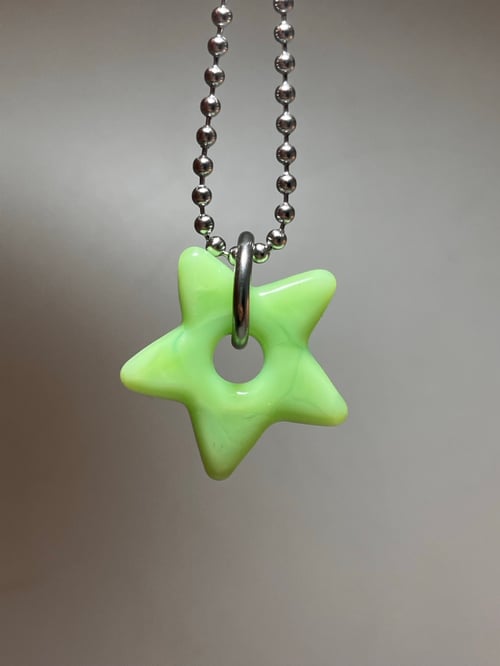 Image of mini milky green star