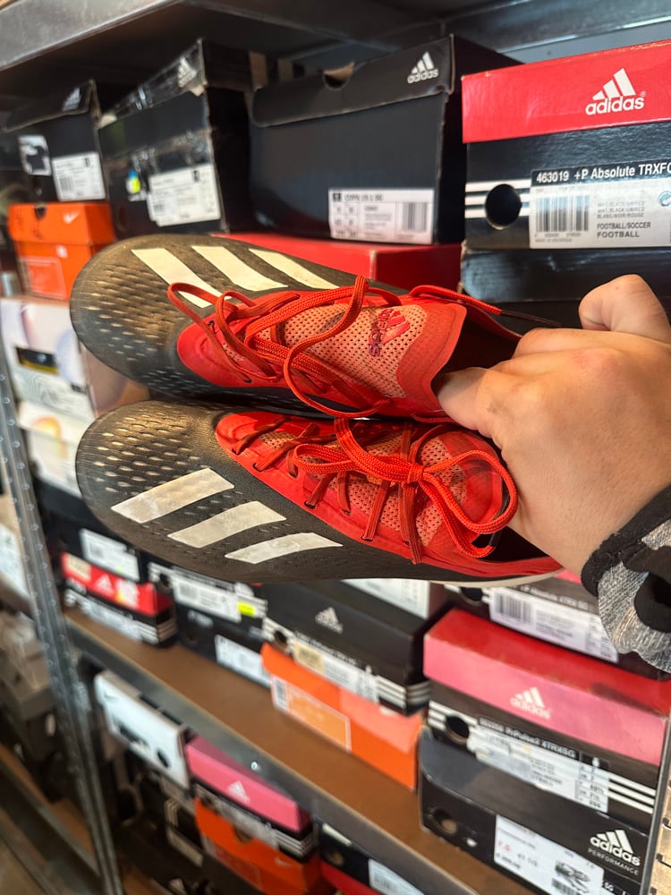 Image of Adidas 18.1 X SG RED BLACK WORN