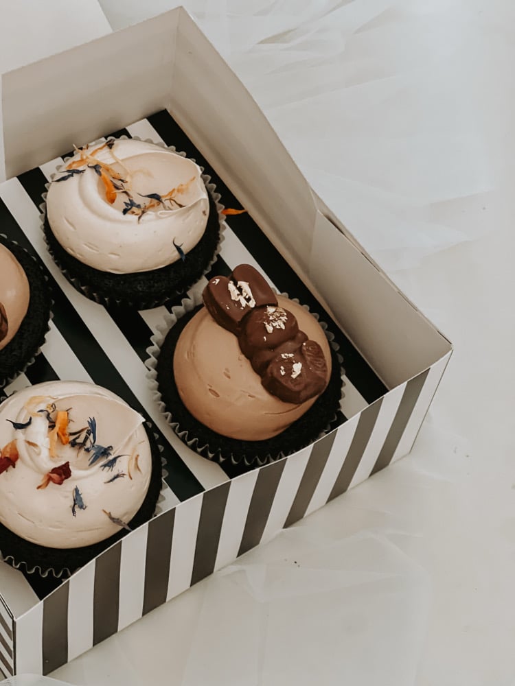 Image of Easter Cupcakes BOX OF 4