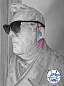 Image of PINK FLUO SUNGLASSES CORD