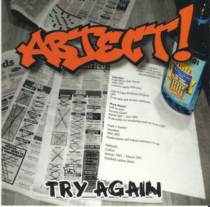 Image of Abject! "try again" cd