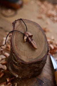 Image 1 of Spalted Beech Mushroom Pendant 