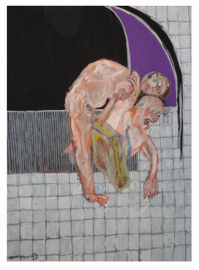 Image of Original Expressionist Painting by Michael Hafftka  - Cargo