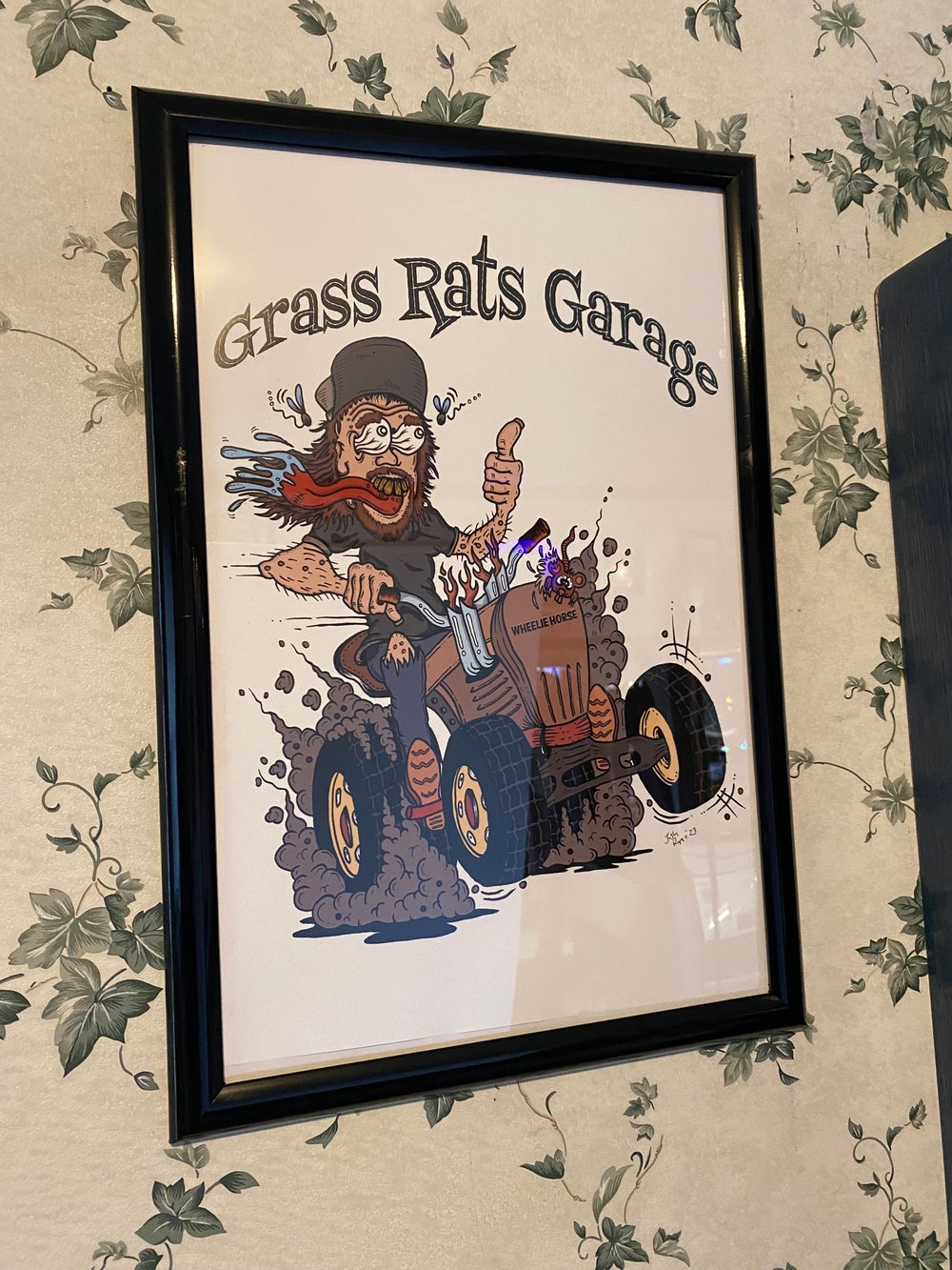 NEW Grass Rat Fink Signed Posters!! 11x17 