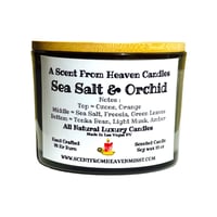 Image 1 of The Luxury Collection Sea Salt & Orchid Grey Smoke 3 Wick Candles