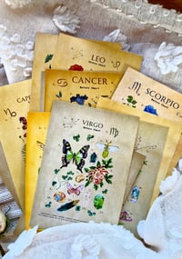 Image 5 of Zodiac Signs Art Postcard Bundle
