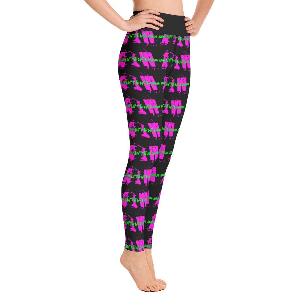 AIW GFB All Over Print Yoga Leggings