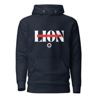 Image 3 of Lion Mentality Adult Hoodie(White Logo)