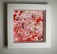 Image 1 of Bones with a blood spatter background