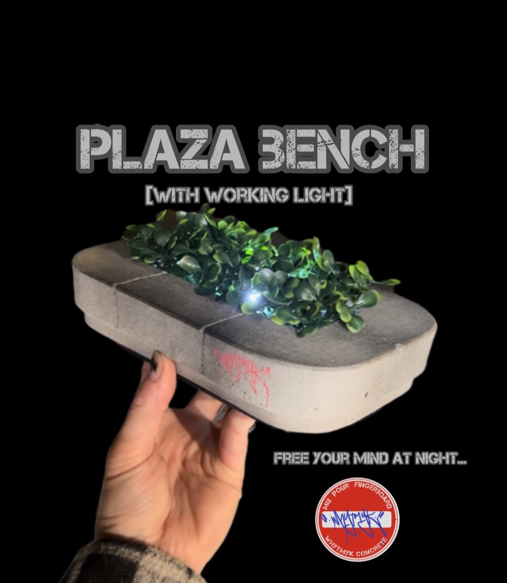 Plaza bench