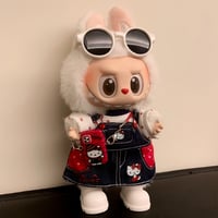 Image 2 of 2025 New For Labubu Clothes Trendy Strap Skirt 15/17cm Doll Cross-dressing Game Vinyl Doll Labubu Ac