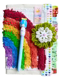 Image 1 of Shaggy Rainbow Journal + Pen {set B} copy