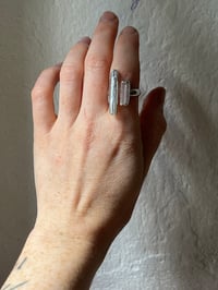 Image 5 of Biwa Perle und rosa Turmalin Ring