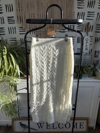 Image 1 of  Cream Sweater skirt 
