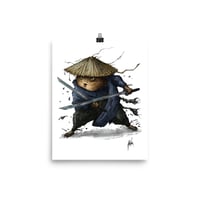 Image 2 of Violent Hamster Samurai Print