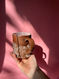 Image 1 of Lavender lace large mug