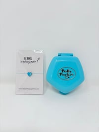Image 1 of Ensemble bracelet et Polly Pocket crèche boite bleue